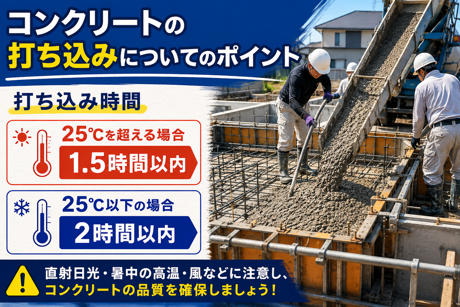 5-5土木工学 (コンクリート運搬 打込み 締固め) 等